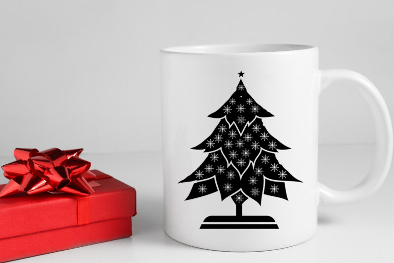 Christmas Tree SVG Bundle, Xmas Trees Clip art bundle,I Wasn't Made For Winter SVG cut fileWishing You A Merry Christmas T-shirt Design,Stressed Blessed & Christmas Obsessed T-shirt Design,Baking Spirits Bright