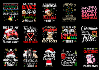 15 Christmas Shirt Designs Bundle For Commercial Use Part 4, Christmas T-shirt, Christmas png file, Christmas digital file, Christmas gift, Christmas download, Christmas design RD