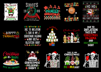 15 Christmas Shirt Designs Bundle For Commercial Use Part 5, Christmas T-shirt, Christmas png file, Christmas digital file, Christmas gift, Christmas download, Christmas design RD