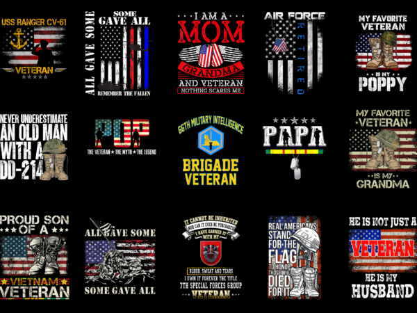 15 veteran shirt designs bundle for commercial use part 5, veteran t-shirt, veteran png file, veteran digital file, veteran gift, veteran download, veteran design amz
