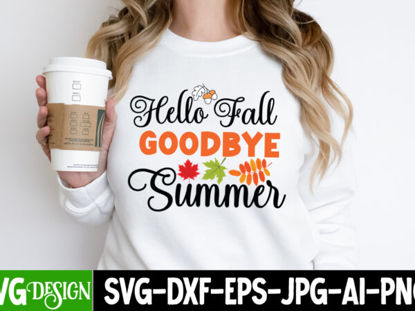 Hello fall goodbye summer t-shirt design, hello fall goodbye summer vector t-shirt design, welcome autumn t-shirt design, welcome autumn vector t-shirt design quotes, happy fall y’all t-shirt design,fall buket list