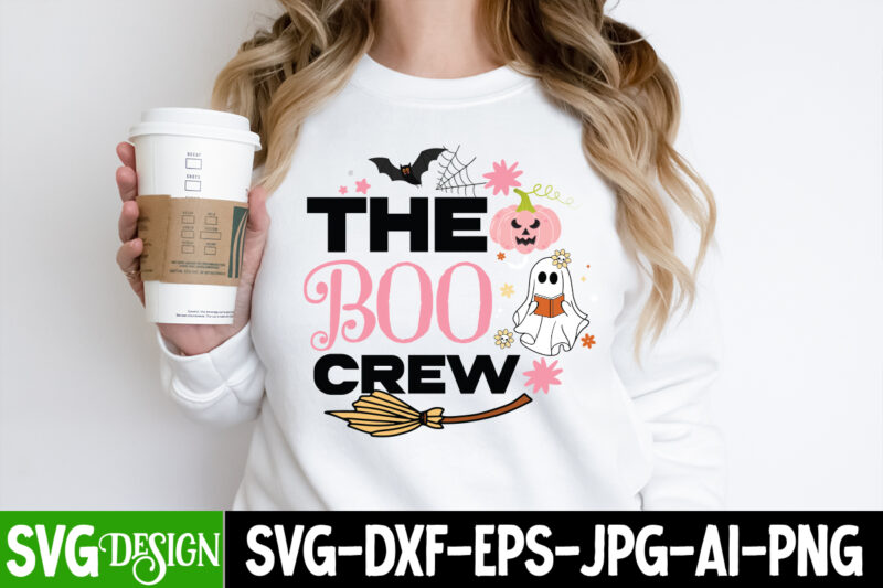The Boo Crew T-Shirt Design, The Boo Crew Vector T-Shirt Design, Happy Boo Season T-Shirt Design, Happy Boo Season vector t-Shirt Design, Halloween T-Shirt Design, Halloween T-Shirt Design Bundle,halloween halloween,t,shirt