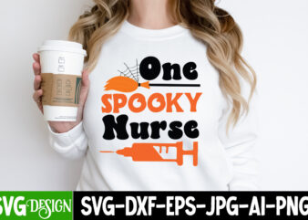 One Spooky Nurse T-Shirt Design, One Spooky Nurse Vector T-Shirt Design, The Boo Crew T-Shirt Design, The Boo Crew Vector T-Shirt Design, Happy Boo Season T-Shirt Design, Happy Boo Season