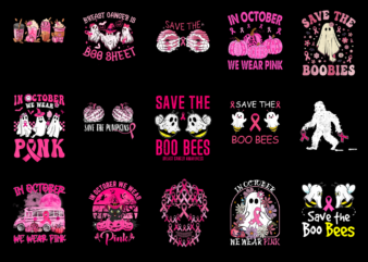 15 Breast Cancer Halloween Shirt Designs Bundle For Commercial Use Part 6, Breast Cancer Halloween T-shirt, Breast Cancer Halloween png file, Breast Cancer Halloween digital file, Breast Cancer Halloween gift,