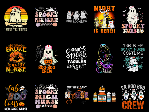 15 nurse halloween shirt designs bundle for commercial use part 7, nurse halloween t-shirt, nurse halloween png file, nurse halloween digital file, nurse halloween gift, nurse halloween download, nurse halloween design amz