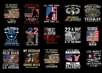 15 Veteran Shirt Designs Bundle For Commercial Use Part 8, Veteran T-shirt, Veteran png file, Veteran digital file, Veteran gift, Veteran download, Veteran design AMZ