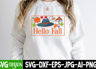 Hello Fall T-Shirt Design, Hello Fall Vector T-Shirt Design, Welcome Autumn T-Shirt Design, Welcome Autumn Vector T-Shirt Design Quotes, Happy Fall Y’all T-shirt Design,Fall Buket List T-shirt Design,Autumn SVG Bundle,autumn