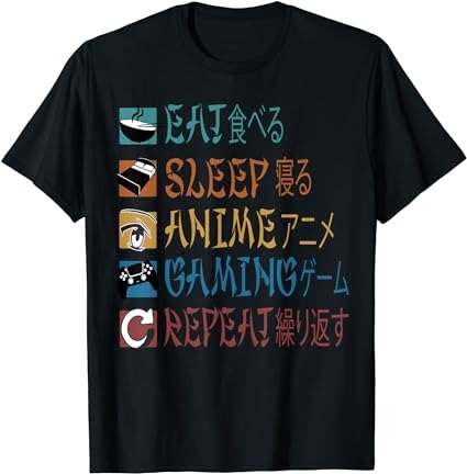 15 Eat Sleep Anime Shirt Designs Bundle For Commercial Use Part 2, Eat Sleep Anime T-shirt, Eat Sleep Anime png file, Eat Sleep Anime digital file, Eat Sleep Anime gift,