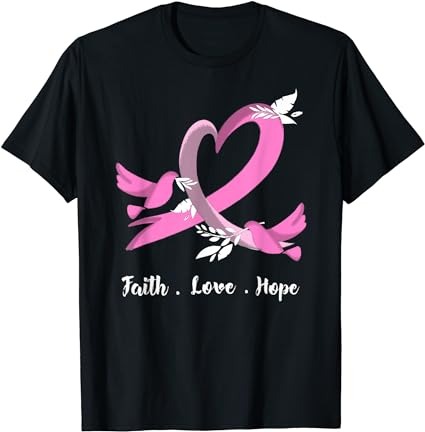 15 Breast Cancer Faith Hope Love Shirt Designs Bundle For Commercial Use Part 1, Breast Cancer Faith Hope Love T-shirt, Breast Cancer Faith Hope Love png file, Breast Cancer Faith