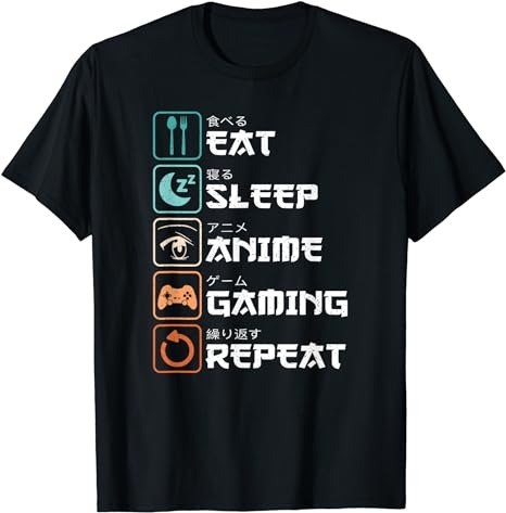 15 Eat Sleep Anime Shirt Designs Bundle For Commercial Use Part 2, Eat Sleep Anime T-shirt, Eat Sleep Anime png file, Eat Sleep Anime digital file, Eat Sleep Anime gift,