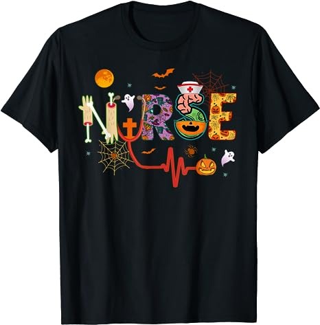 15 Nurse Halloween Shirt Designs Bundle For Commercial Use Part 2, Nurse Halloween T-shirt, Nurse Halloween png file, Nurse Halloween digital file, Nurse Halloween gift, Nurse Halloween download, Nurse Halloween design AMZ