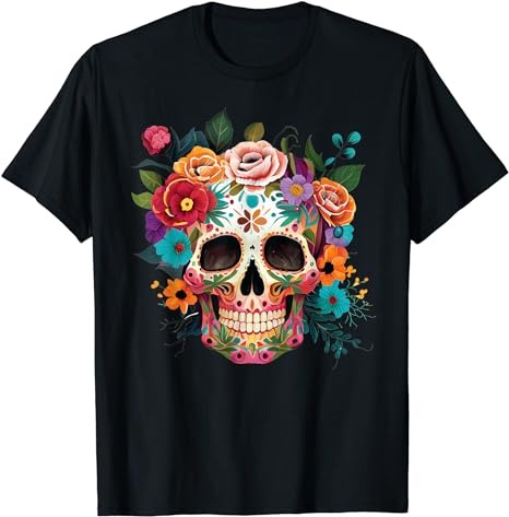 15 Day of the Dead Shirt Designs Bundle For Commercial Use Part 3, Day of the Dead T-shirt, Day of the Dead png file, Day of the Dead digital file,