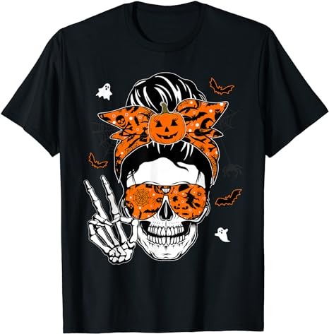 15 Messy Bun Halloween Shirt Designs Bundle For Commercial Use Part 6, Messy Bun Halloween T-shirt, Messy Bun Halloween png file, Messy Bun Halloween digital file, Messy Bun Halloween gift,