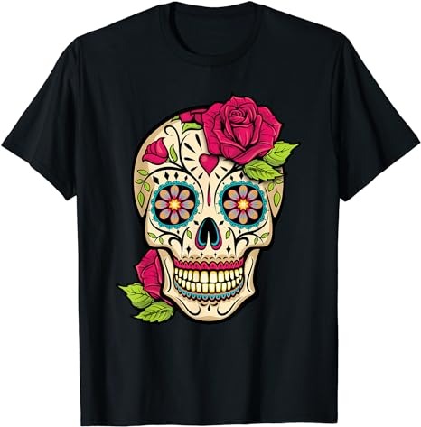 15 Day of the Dead Shirt Designs Bundle For Commercial Use Part 1, Day of the Dead T-shirt, Day of the Dead png file, Day of the Dead digital file,