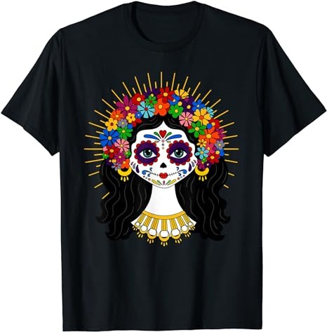 15 Day of the Dead Shirt Designs Bundle For Commercial Use Part 3, Day of the Dead T-shirt, Day of the Dead png file, Day of the Dead digital file,