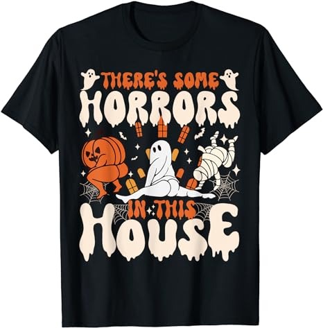 15 There's Some Horrors In This House Shirt Designs Bundle For Commercial Use Part 2, There's Some Horrors In This House T-shirt, There's Some Horrors In This House png file,