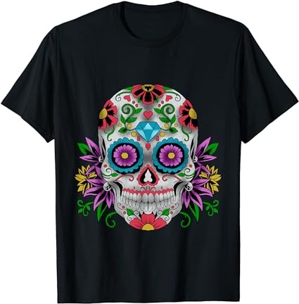 15 Day of the Dead Shirt Designs Bundle For Commercial Use Part 3, Day of the Dead T-shirt, Day of the Dead png file, Day of the Dead digital file,