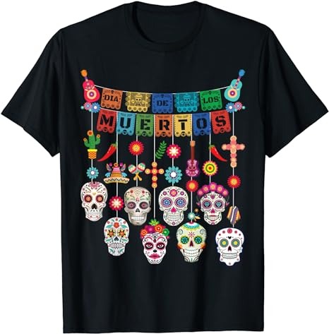 15 Day of the Dead Shirt Designs Bundle For Commercial Use Part 1, Day of the Dead T-shirt, Day of the Dead png file, Day of the Dead digital file,