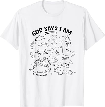 15 God Says I Am Shirt Designs Bundle For Commercial Use, God Says I Am T-shirt, God Says I Am png file, God Says I Am digital file, God Says