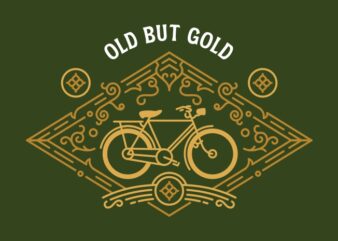 Classic Bike 2 t shirt vector file