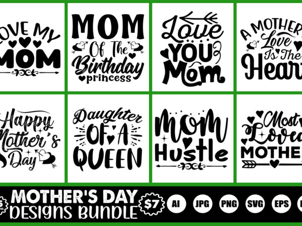 Mother’s day designs bundle
