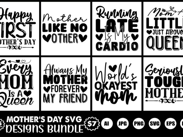 Mother’s day svg designs bundle