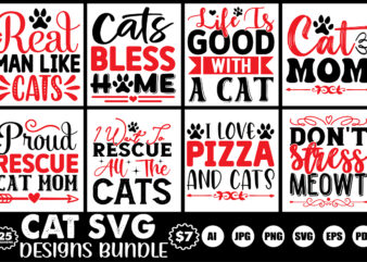 cat svg designs bundle