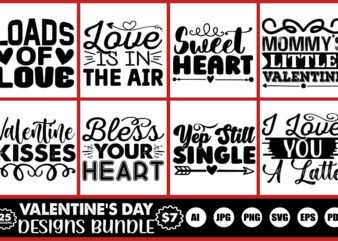 valentine’s day designs bundle