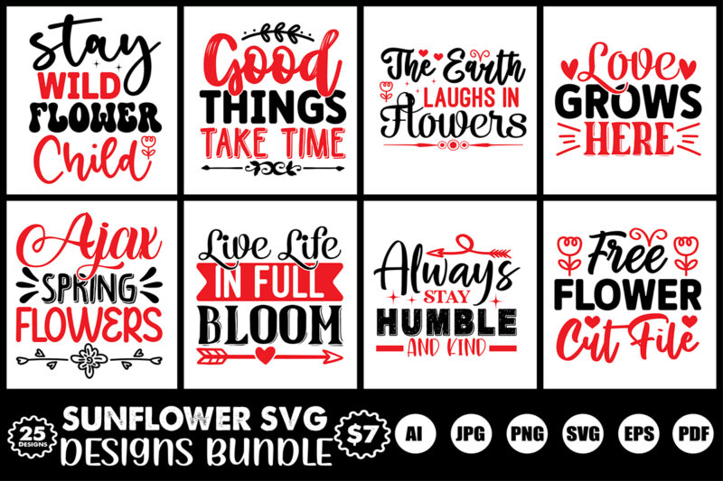 sunflower svg designs bundle