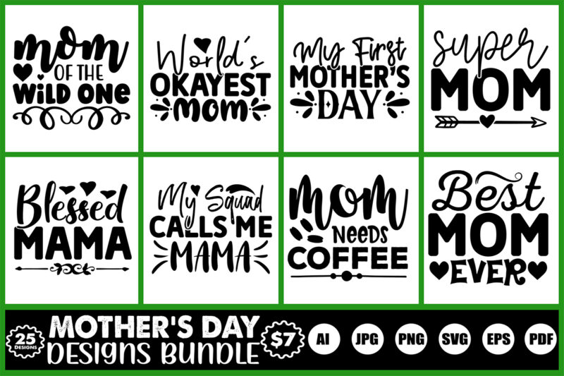 mother’s day designs bundle