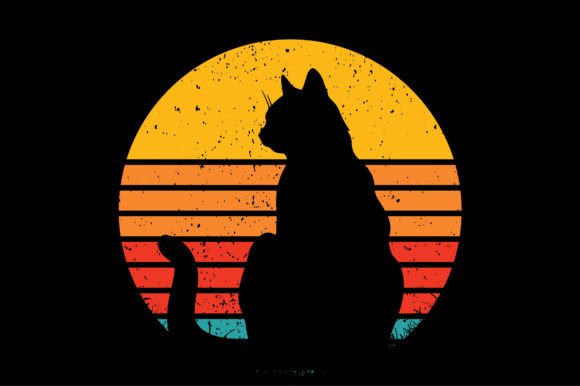 Retro Sunset T-Shirt Graphic Bundle