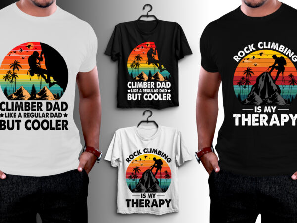 Climbing t-shirt design Climbing t-shirt design