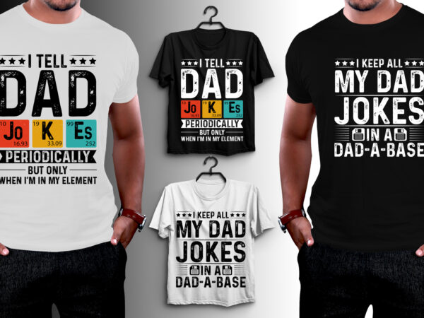 Dad jokes t-shirt design