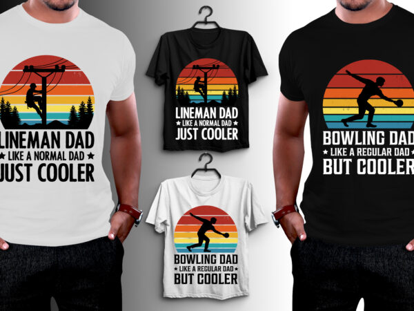 Dad like a normal dad t-shirt design