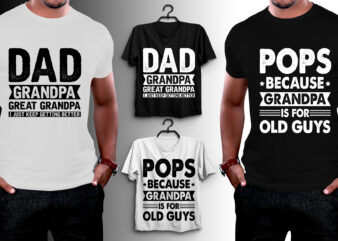 Dad Pops T-Shirt Design