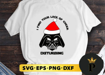 Darth Vader Christmas SVG, Merry Christmas SVG, Xmas SVG PNG DXF EPS t shirt vector illustration