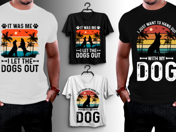 Dog t-shirt design