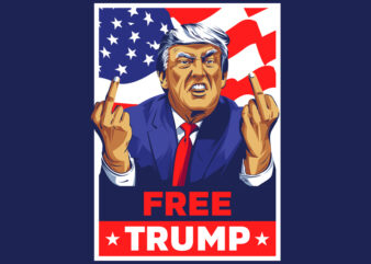 Free Trump t shirt graphic design