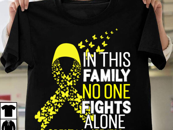 In this family no one fights alone obesity awareness t-shirt design, in this family no one fights alone obesity awareness vector ,fight awareness -shirt design, awareness svg bundle, awareness t-shirt