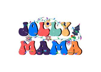 jolly mama sublimation vector clipart
