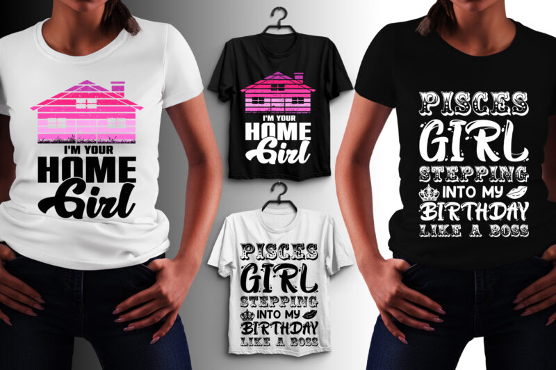 Girl T-Shirt Design