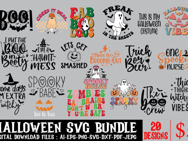 Halloween t shirt bundle