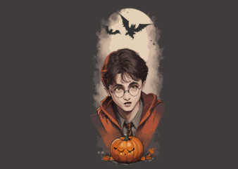 Harrypotter Halloween Tshirt Design