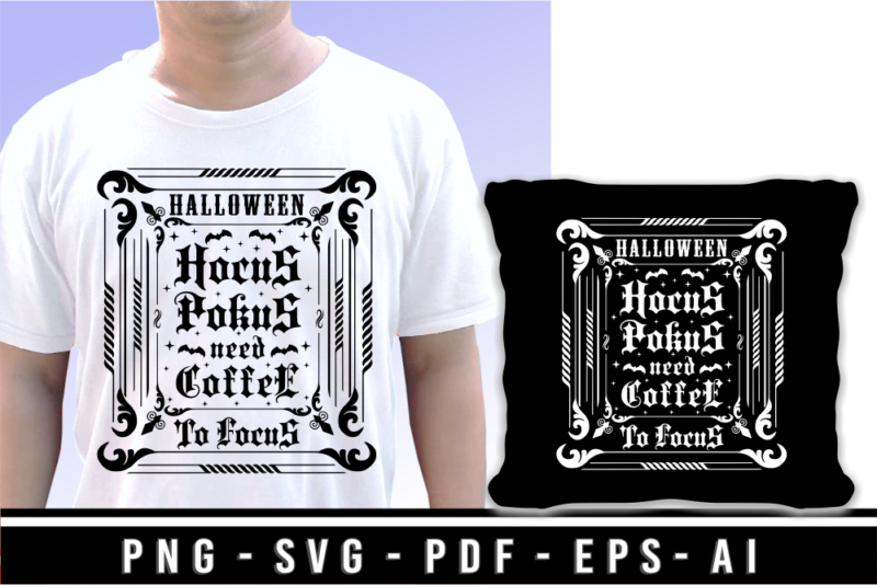 Halloween Coffee T shirt Design Bundle, Halloween Coffee Mug SVG Bundle, Funny Halloween Shirt SVG Designs
