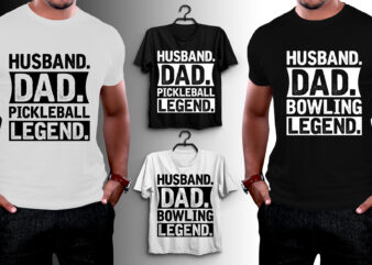 Husband Dad Legend T-Shirt Design