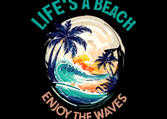 Enjoy The Wave Summer Tshirt