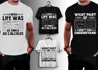 Math Teacher T-Shirt Design