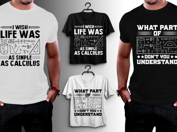 Math teacher t-shirt design