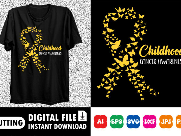 Childhood cancer awareness shirt print template t shirt vector file