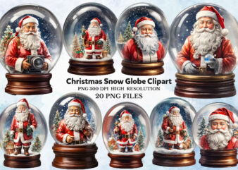 PNG Christmas Snow Globe Clipart Set t shirt illustration